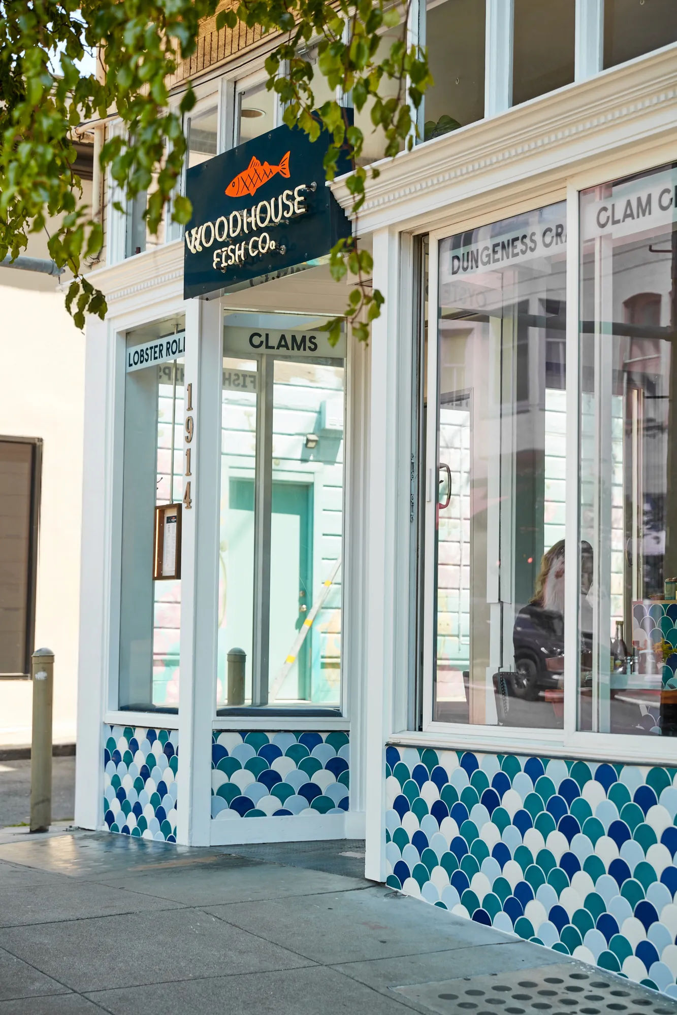 Woodhouse Fish Co. storefront on Fillmore Street