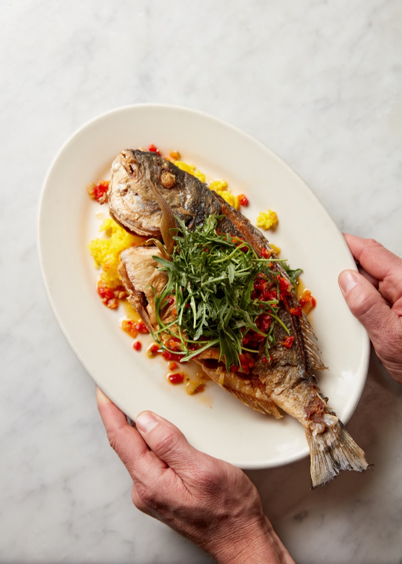 Fresh seafood preparation